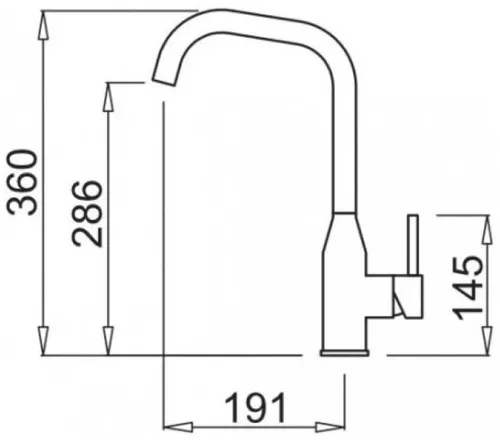 купить Смеситель кухонный Elleci DORA INOX в Кишинёве 