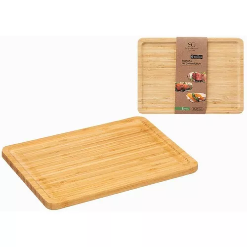 купить Поднос/столик кухонный Promstore 55871 Tava de servire SG 28x20x1.5cm, de bambus в Кишинёве 