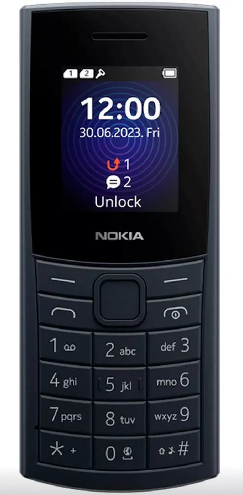 купить Телефон мобильный Nokia 110 (2023) Dual SIM 4G RO/RU Black в Кишинёве 