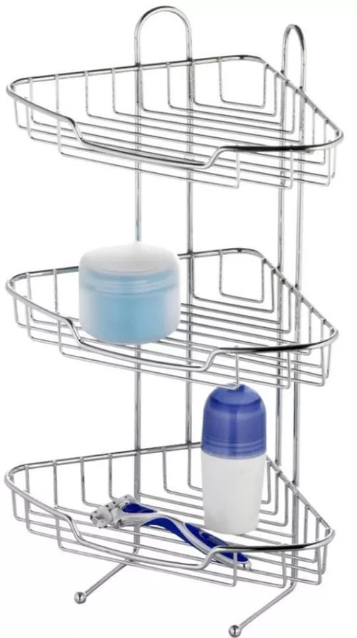 cumpără Raft de baie Axentia 282010 Raft 3 nivele Eskala metal cromat în Chișinău 