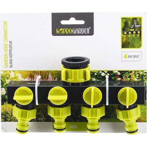 купить Шланг ProGarden 55294 Distribuitor cu 4 canale, verde в Кишинёве 