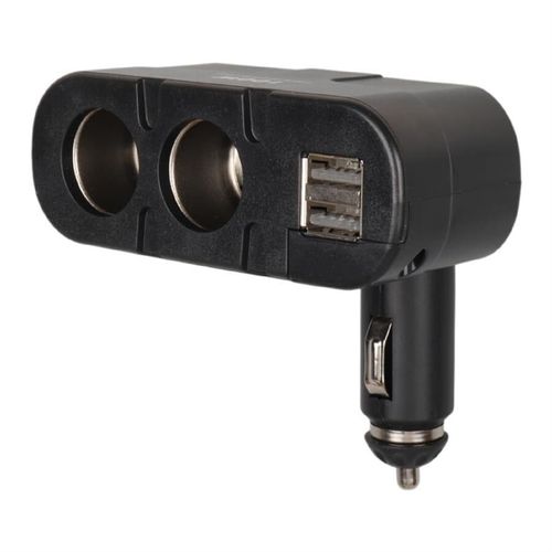 купить Разветвитель для прикуривателя Olesson NO.1652 черный Y15-184, тройник в Кишинёве 