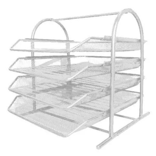 cumpără Suport pentru documente miscellaneous HF-J3 Silver, set de suport-uri pentru documente 4 sectii, din metal, argintiu în Chișinău 