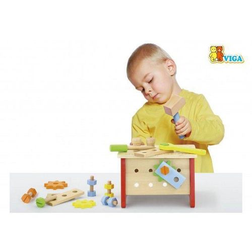 cumpără Complex de joacă pentru copii Viga 51621 Set din lemn Masa de lucru cu unelte în Chișinău 