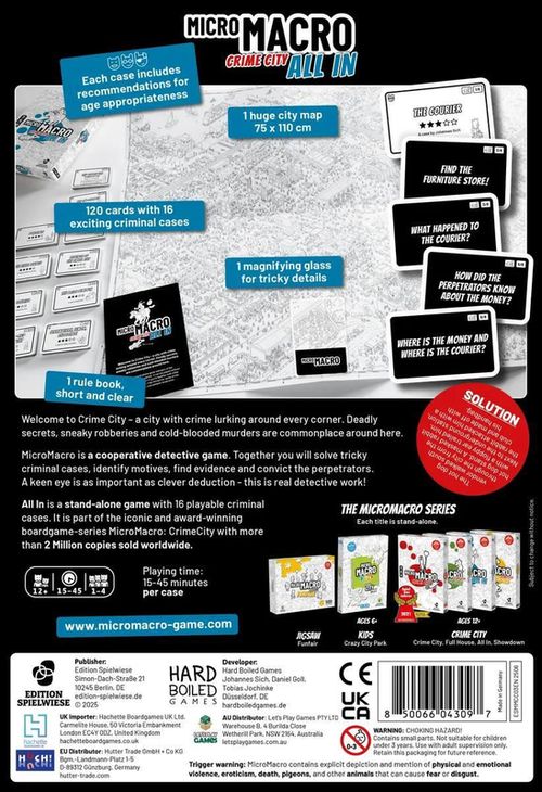 cumpără Joc educativ de masă Richi LIN5399 MicroMacro: Crime City, All În (ro) în Chișinău 