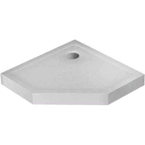 купить Душевой поддон New Trendy Mild Stone Pentagonal,white 90x90x4,5 B-0540 в Кишинёве 
