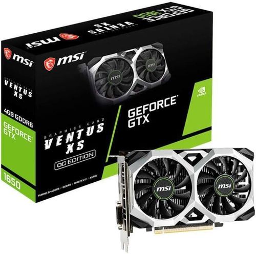 купить Видеокарта MSI GeForce GTX 1650 D6 VENTUS XS 4G OCV3 / 4GB GDDR6 в Кишинёве 