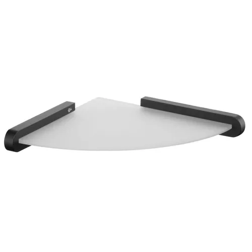 cumpără Raft de baie Bisk 02956 Polita de colt p/u baie FUTURA black satin în Chișinău 
