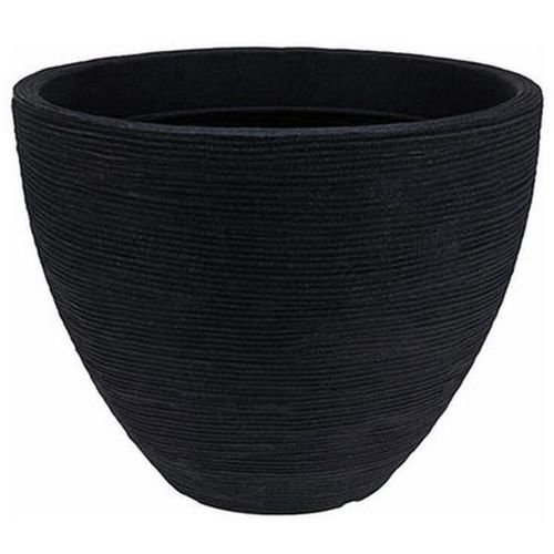 купить Садовая фигура ProGarden 50641 Вазон для цветов пластик Конус D40cm, H31cm, черный в Кишинёве 