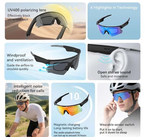 cumpără Ochelari inteligenți Blackview D2 Ice Blue lenses, Ice Blue (BVD2IB) în Chișinău 