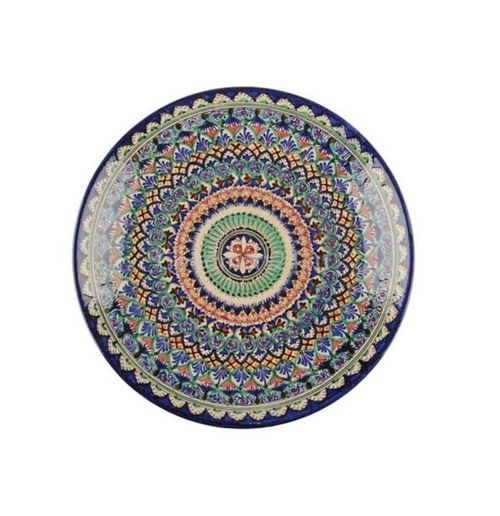 купить Тарелка Rishtan Ceramic Lyagan Mehrob 22cm, pictata manual, ceramica в Кишинёве 
