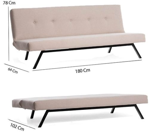 купить Диван Trendy Zola Crema, extensibila (3 locuri) в Кишинёве 