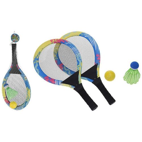 cumpără Articol de tenis Promstore 53840 Set de tenis 2 palete minge si fluturas 27x54cm în Chișinău 