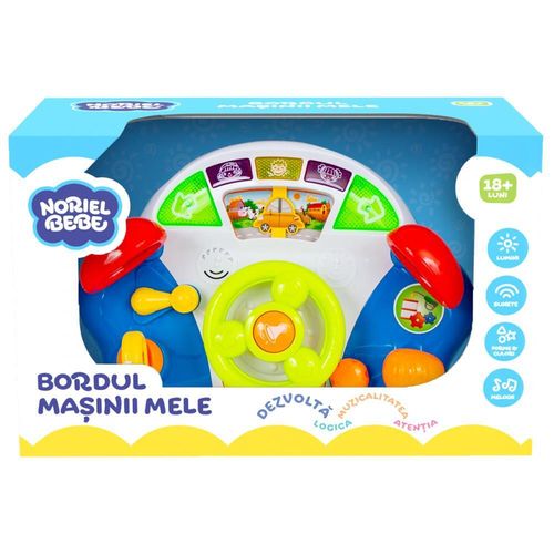 cumpără Jucărie muzicală Noriel INT6351 Bebe Bord de masina cu volan în Chișinău 