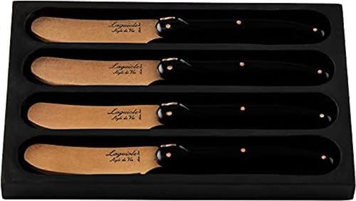 купить Набор ножей Laguiole Prestige Line 4 Butter Knives Copper Stonewash set 4 buc в Кишинёве 