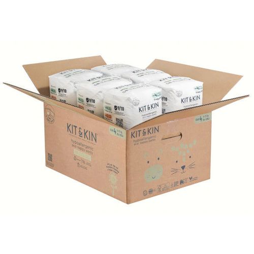 Scutece-chilotei eco hipoalergenice Kit&Kin 4 (9-15 kg) 132 buc 