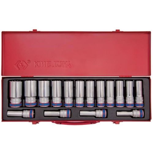 купить Набор головок, бит, насадок King Tony 4216MR набор торцевых головок глубоких 12 гран. 10-32мм 1/2", 16 пр. в Кишинёве 