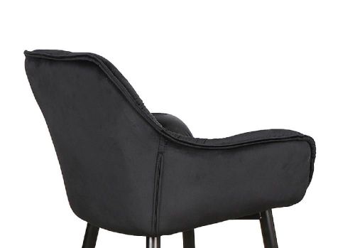 cumpără Scaun de bar Signal Cherry H-2 velvet czarny bluvel 19/ metal în Chișinău 