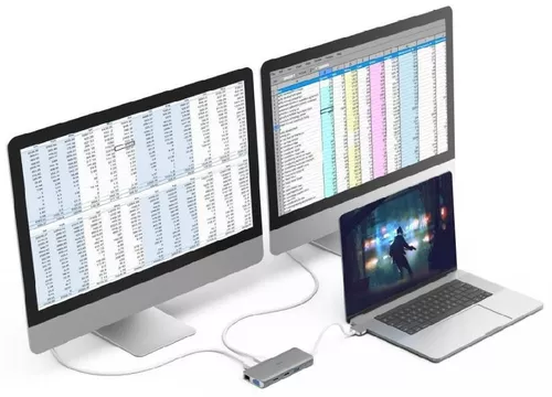 cumpără Adaptor IT Hama 200133 USB-C Hub, Multiport, for Apple MacBook Air & Pro, 12 Ports în Chișinău 