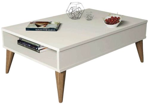 купить Журнальный столик Trendy The best, кремовый 90x34x60 см в Кишинёве 