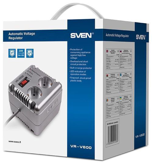 cumpără Regulator tensiune Sven VR-V600, 200W în Chișinău 