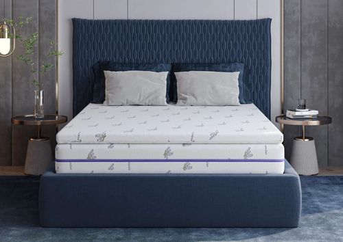 купить Ортопедический матрас Somnart 025519 Topper Memory Lavanda, 140x200x5cm в Кишинёве 