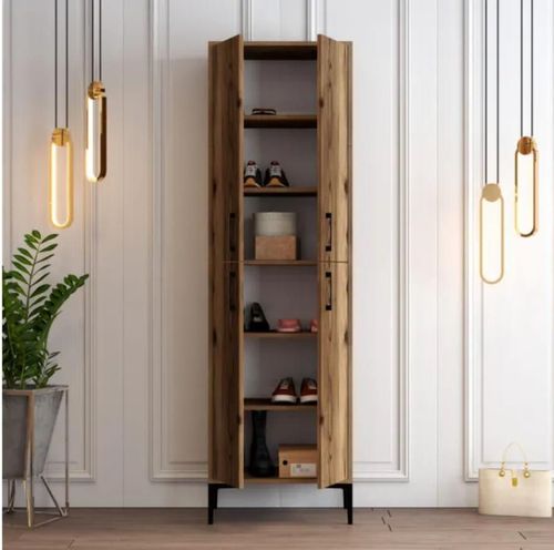 cumpără Raft pentru încălțăminte Trendy Berlin A, Nuc 60x200x35cm în Chișinău 