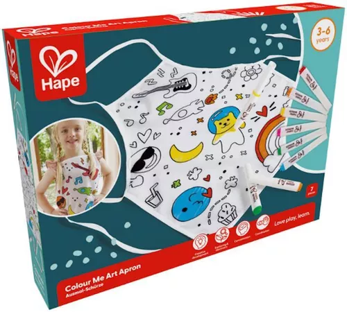 купить Набор для творчества Hape E2014 Set de colorat Șorț в Кишинёве 