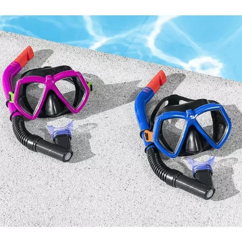 купить Аксессуар для плавания Bestway 24070BW Set de înot (mască, snorkel), 7+, 2 culori в Кишинёве 