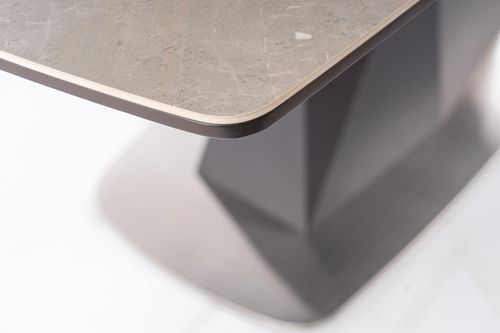 купить Стол Signal Cortez Ceramic (Marble Gray Effect/Matte Anthracite) в Кишинёве 