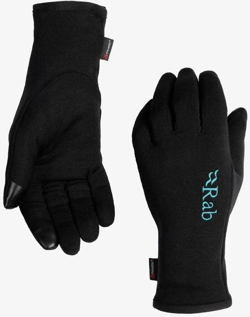 купить Одежда для спорта Rab Manusi dame Power Stretch Contact Black S (QAH-56-BL-S) в Кишинёве 