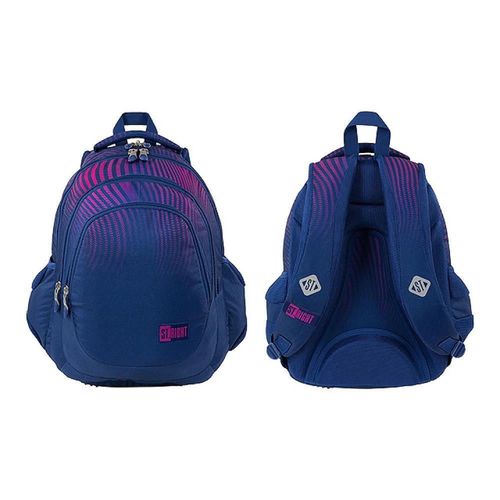 cumpără Rucsac pentru copii St.RIGHT 57804 Ghiozdan scolar 32x21x43cm, Violet Gradient Wave în Chișinău 