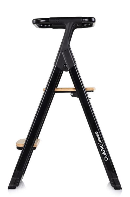 купить Стульчик для кормления Chipolino STHQU02601CH QUATRO charcoal 4in1 в Кишинёве 