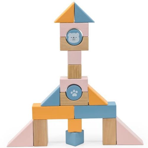 cumpără Puzzle Viga 44096 Jucărie de tras, cu șiret și set de construcție, 20 elem. în Chișinău 