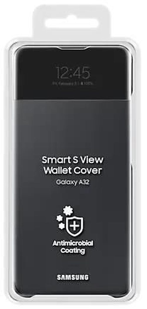 купить Чехол для смартфона Samsung EF-EA325 Smart S View Wallet Cover Black в Кишинёве 