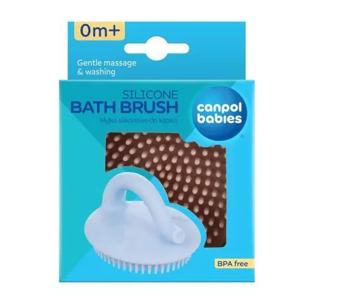 cumpără Accesoriu pentru baie Canpol 9/115_pin силиконовая щетка для купания în Chișinău 