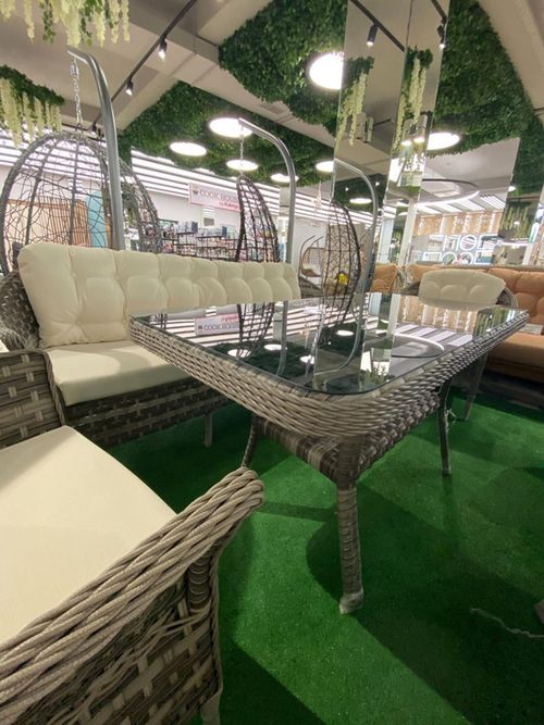 купить Набор садовой мебели SunYard Set Orkide triplu 250 cafeniu (perne - cappucino) в Кишинёве 