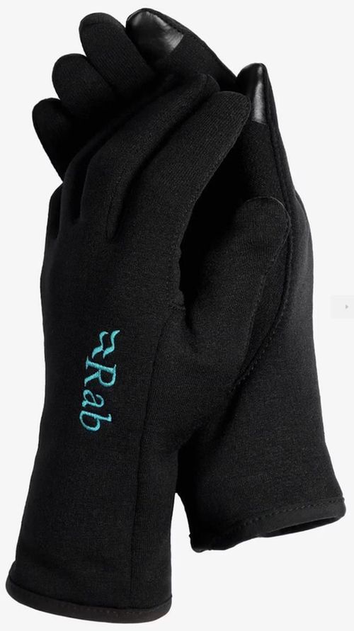 купить Одежда для спорта Rab Manusi dame Power Stretch Contact Black M (QAH-56-BL-M) в Кишинёве 