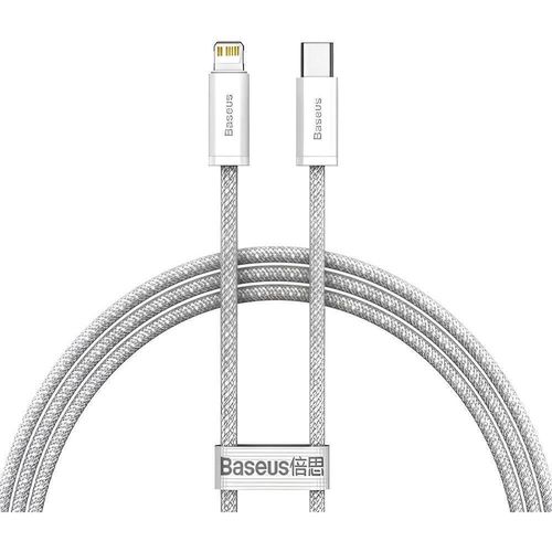 купить Кабель для моб. устройства Baseus CALD000002 Type-C to Lightning 20W 1m, Dynamic Series, White в Кишинёве 