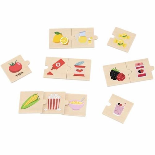 купить Головоломка Viga 44780 Puzzle logic De la fermă la masă 24elem в Кишинёве 