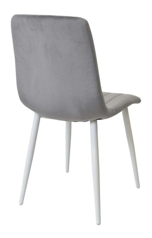 cumpără Scaun Deco DC-90P N20 Catifea Dark Grey+White Legs în Chișinău 