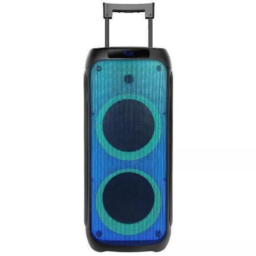 купить Колонка портативная Bluetooth Eden Party Speaker ED-1016 with 2 Wireless Microphones 100W, Black в Кишинёве 