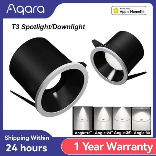cumpără Corp de iluminat interior Aqara Встраиваемый светильник Spotlight T3 6W, черный спот (SDL03LM) în Chișinău 