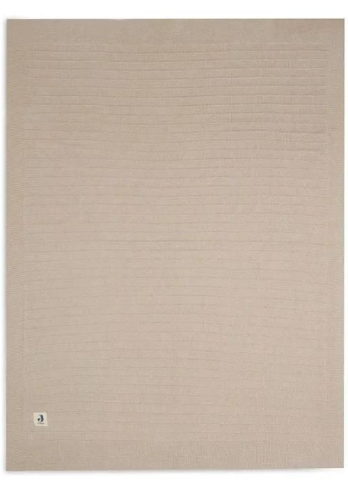 cumpără Set de perne si plapume Jollein 516-522-67011 Paturica Pure Knit Nougat GOTS, 100x150 cm în Chișinău 