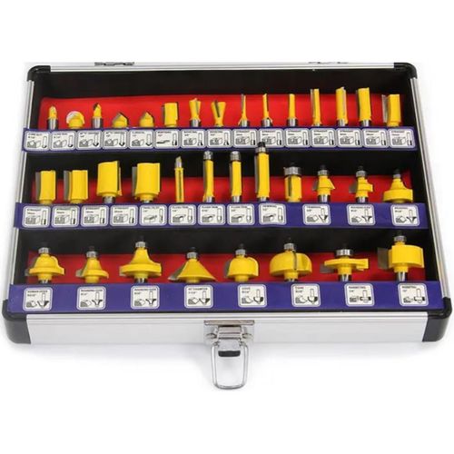 купить Набор головок, бит, насадок MAR-POL M22550R Набор фрез по дереву (35 шт.) в Кишинёве 