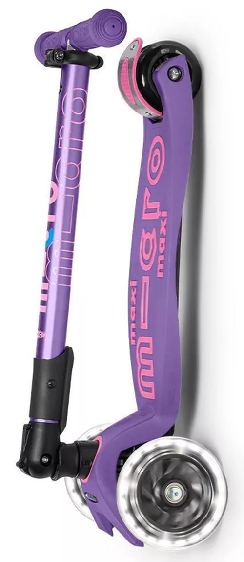 cumpără Trotinetă Micro MMD100 Maxi Deluxe Foldable LED Purple în Chișinău 