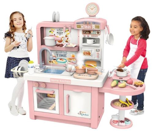 купить Игрушечная кухня и посуда Essa 100T-4 Bucătărie pentru copii, roz в Кишинёве 