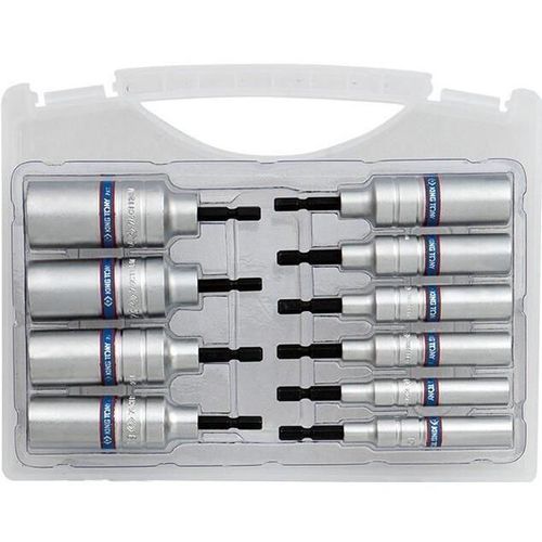 купить Набор головок, бит, насадок King Tony 1010CMR набор ударных головок 6 гран. под шуруповёрт, 10 шт. в Кишинёве 