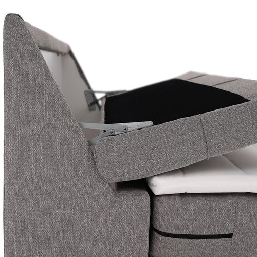 купить Кровать Tempo Kondela Gerona New 120x200 (Gray) в Кишинёве 