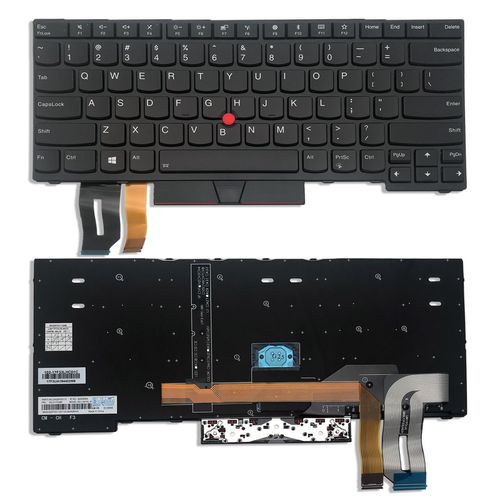 cumpără Keyboard Lenovo ThinkPad E480 L480 T480S w/trackpoint w/Backlit  ENG. Black în Chișinău 